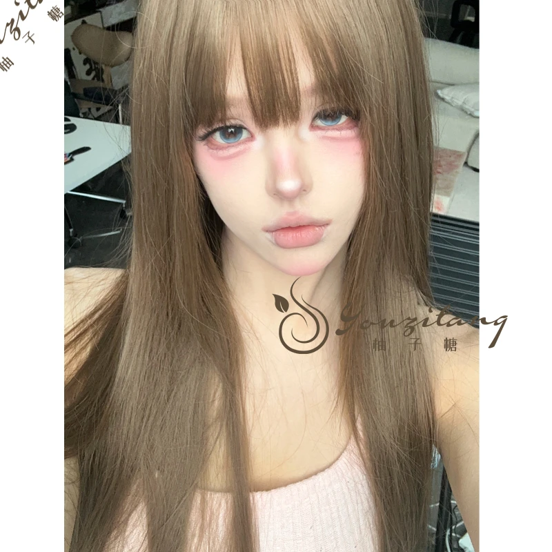 【古早Baby】自然假发女长发日系直发日常假发假发-小圆返潮复古