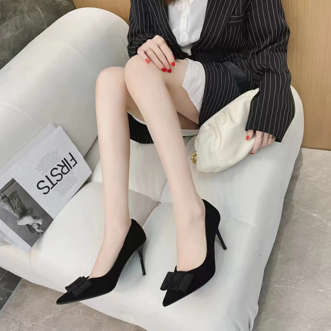 朱朱家春季新款293699细根不累脚时尚婉约大气高品质女神单鞋