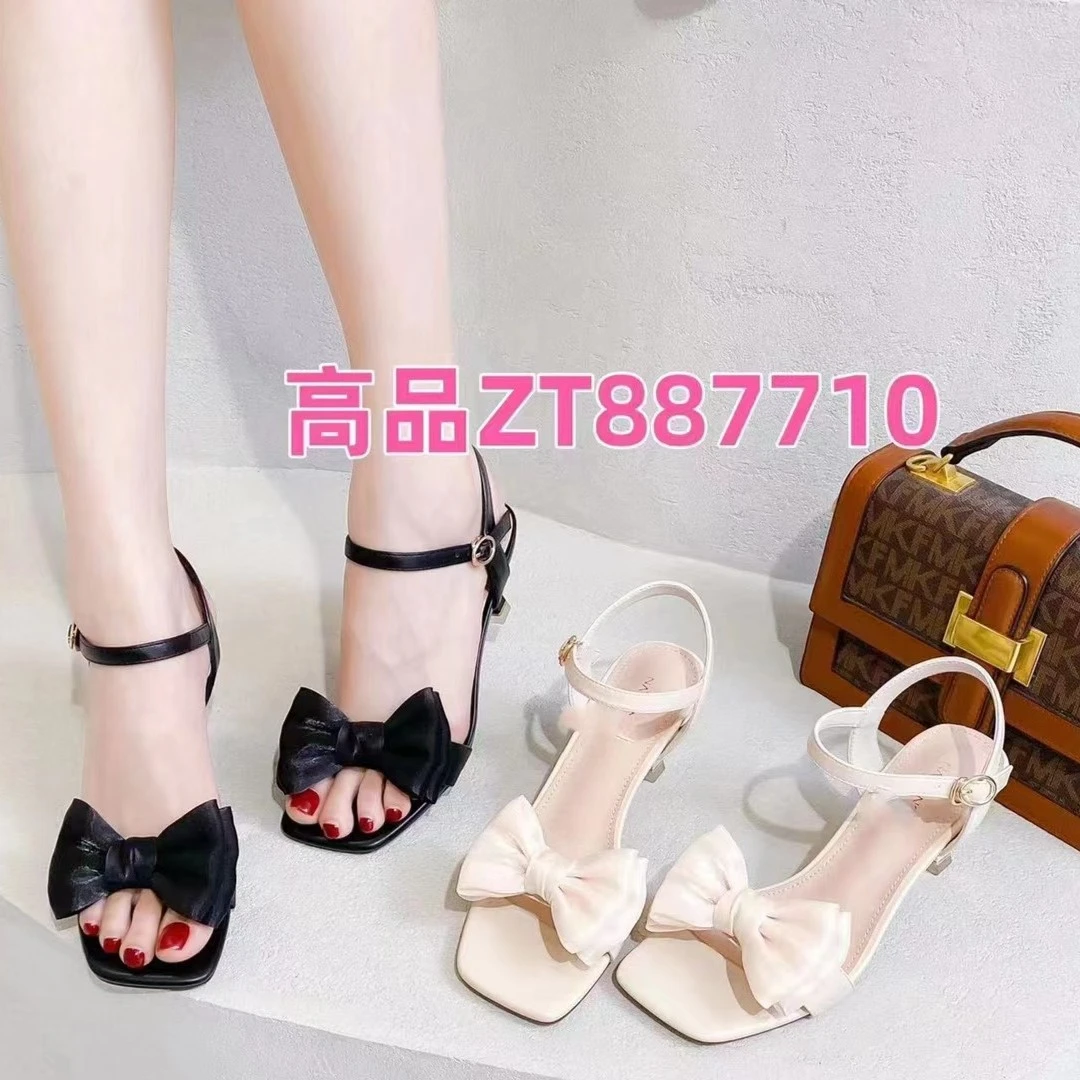 朱朱姐时尚夏季专柜凉鞋露趾时装高跟百搭细跟气质仙女风887710