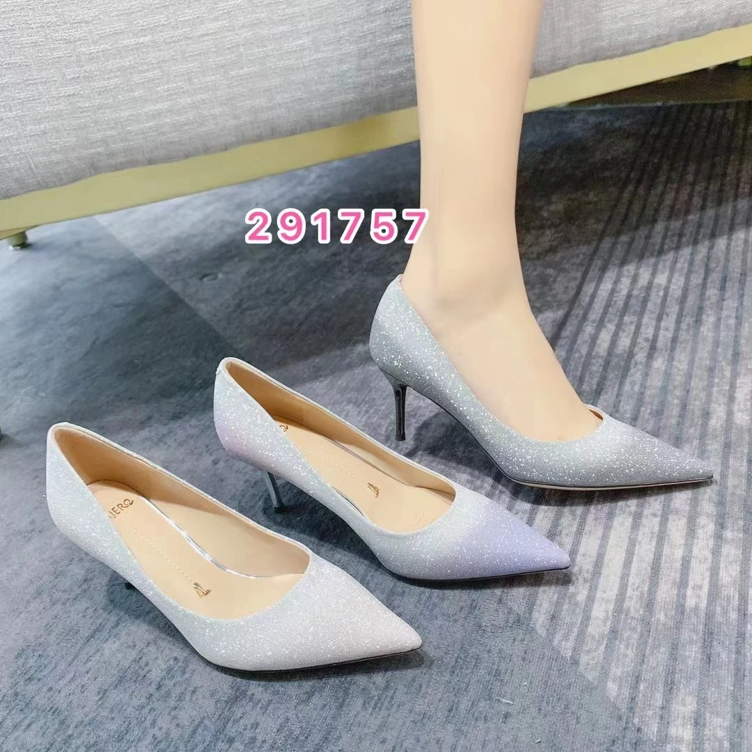 专柜正品291757格利特高跟单鞋春秋款尖头细跟女鞋百搭宴会婚鞋