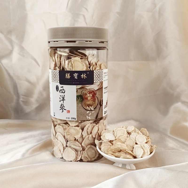 膳宝林150g【1.2片】加拿大西洋参片软质切片正品中片5-8年参片