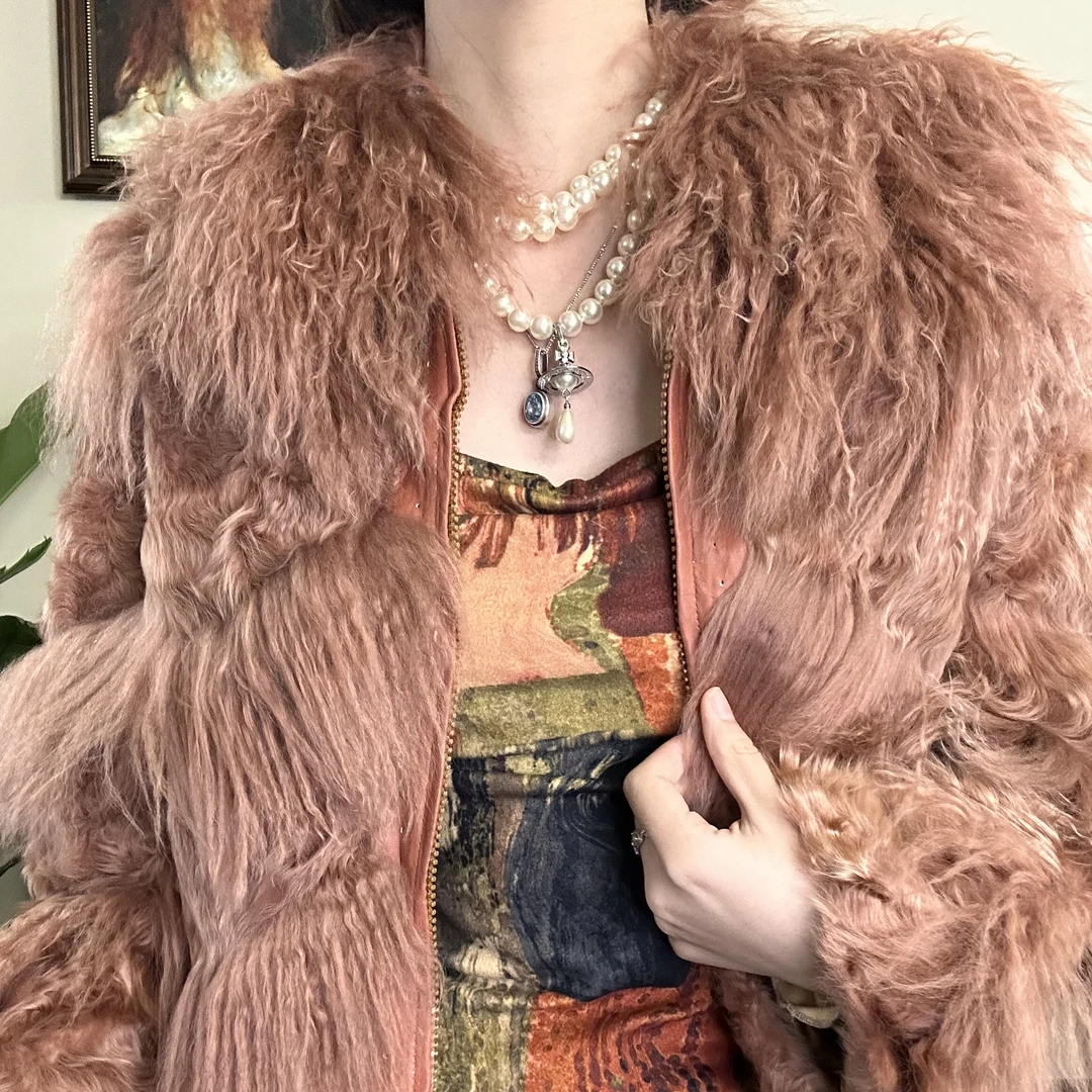 日蚀海vintage 自制编织毛项圈