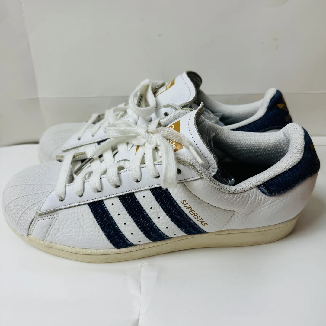 42码/adidas 低帮 白蓝 板鞋