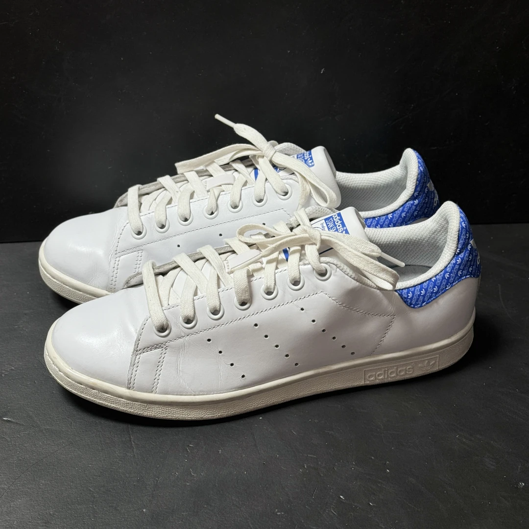40码/adidas 低帮 蓝白色 板鞋