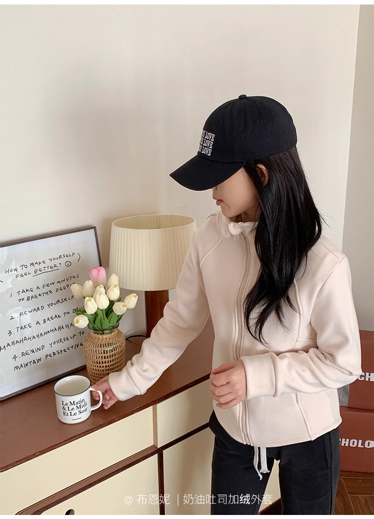 LU家/Crush系列加绒加厚女士奥粒绒防风连帽运动外套秋冬开衫修身