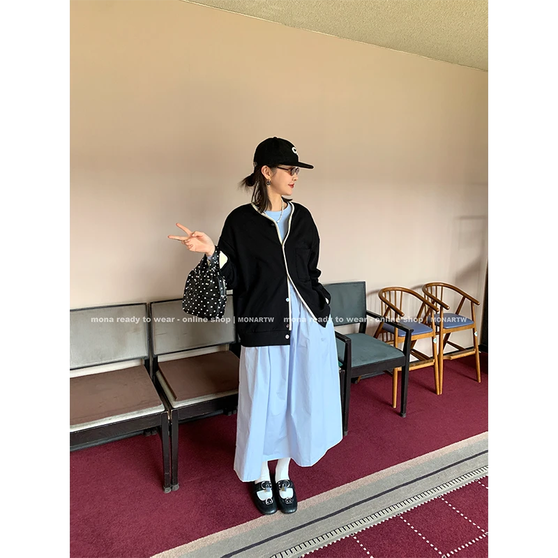 【MONA折扣款 】MONA 时尚设计感小众 卫衣开衫女 OW352055