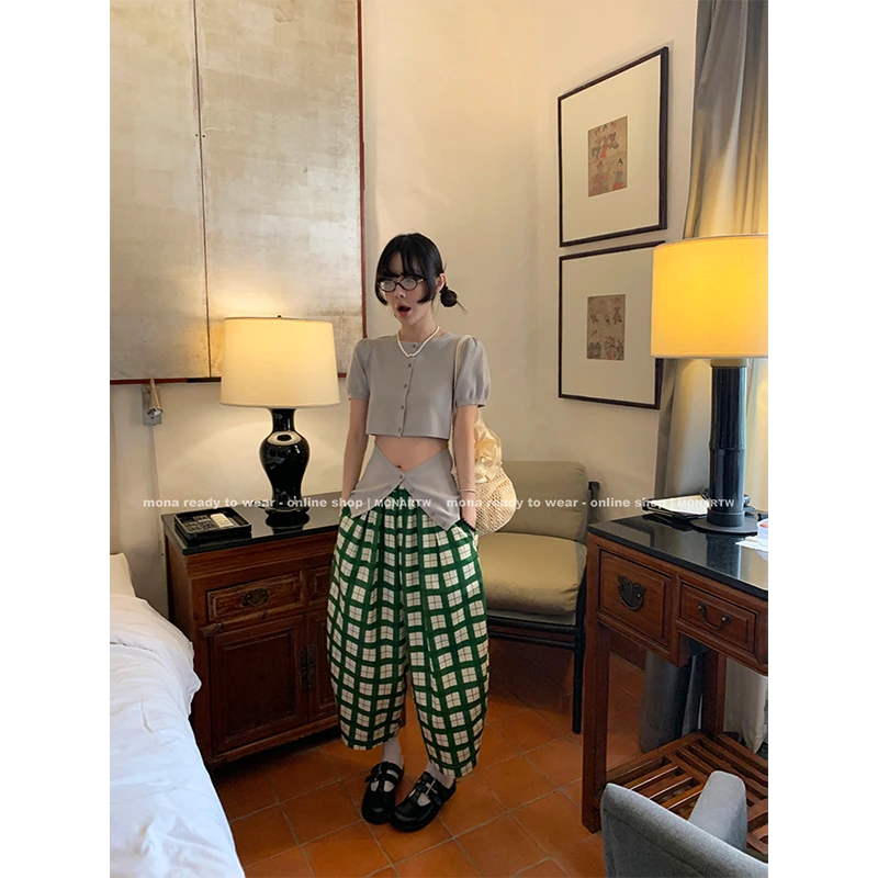 【MONA折扣款 】MONA 时尚百搭修身 针织短袖 O124S01273