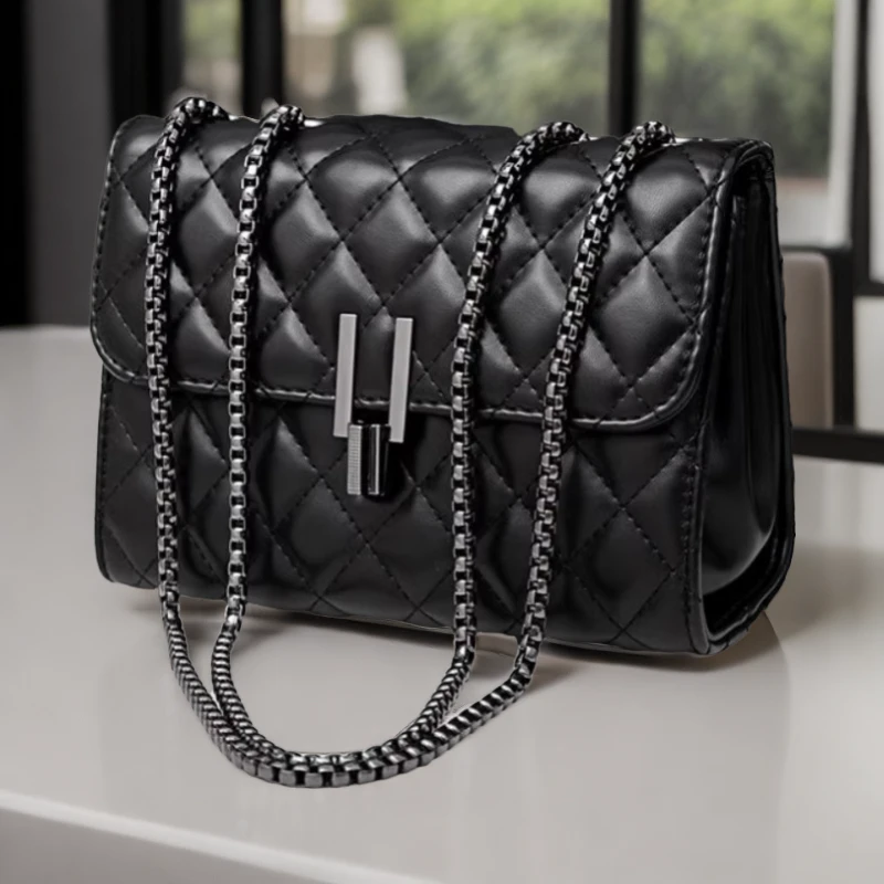 Canson Kock官方旗舰店洋气小香风气质高级感菱格链条包女士包包