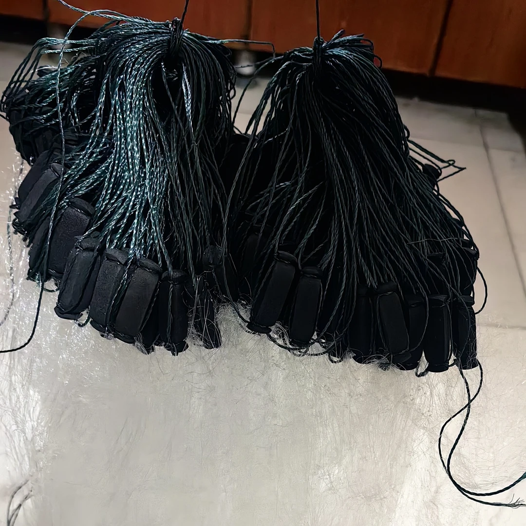 三层粘网加重流水网内网眼6.7.8.9.分眼一寸眼外套0.30丝8指眼