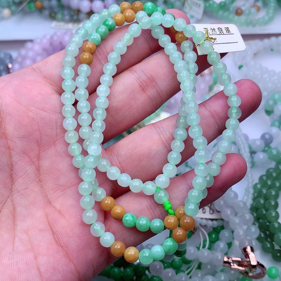 【闪购商品】翡翠手链未镶嵌九**妈