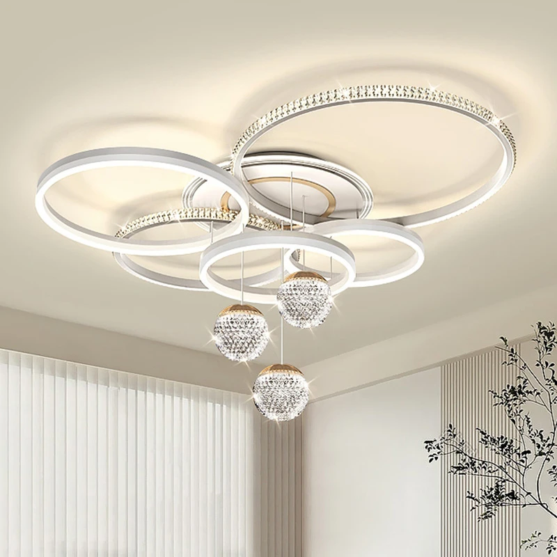 吊灯2025年新款大气主卧室灯具客厅现代简约全屋套餐组合大全吊顶