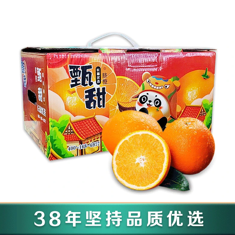甄甜脐橙小果    带箱5斤 包邮赣南脐橙