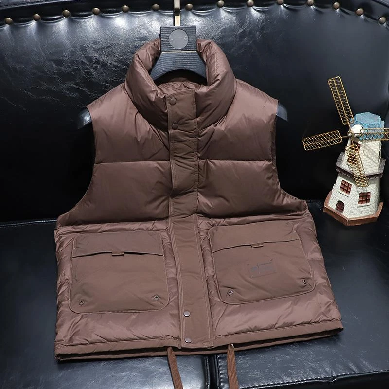 欧货棉马甲男网红2023年新款秋冬季青年韩版百搭背心保暖外套男
