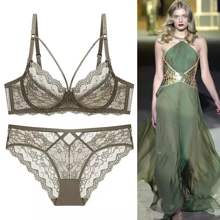 虹莉秀【花漾森情】欧美纯欲性感超薄透明大胸显小内衣9243