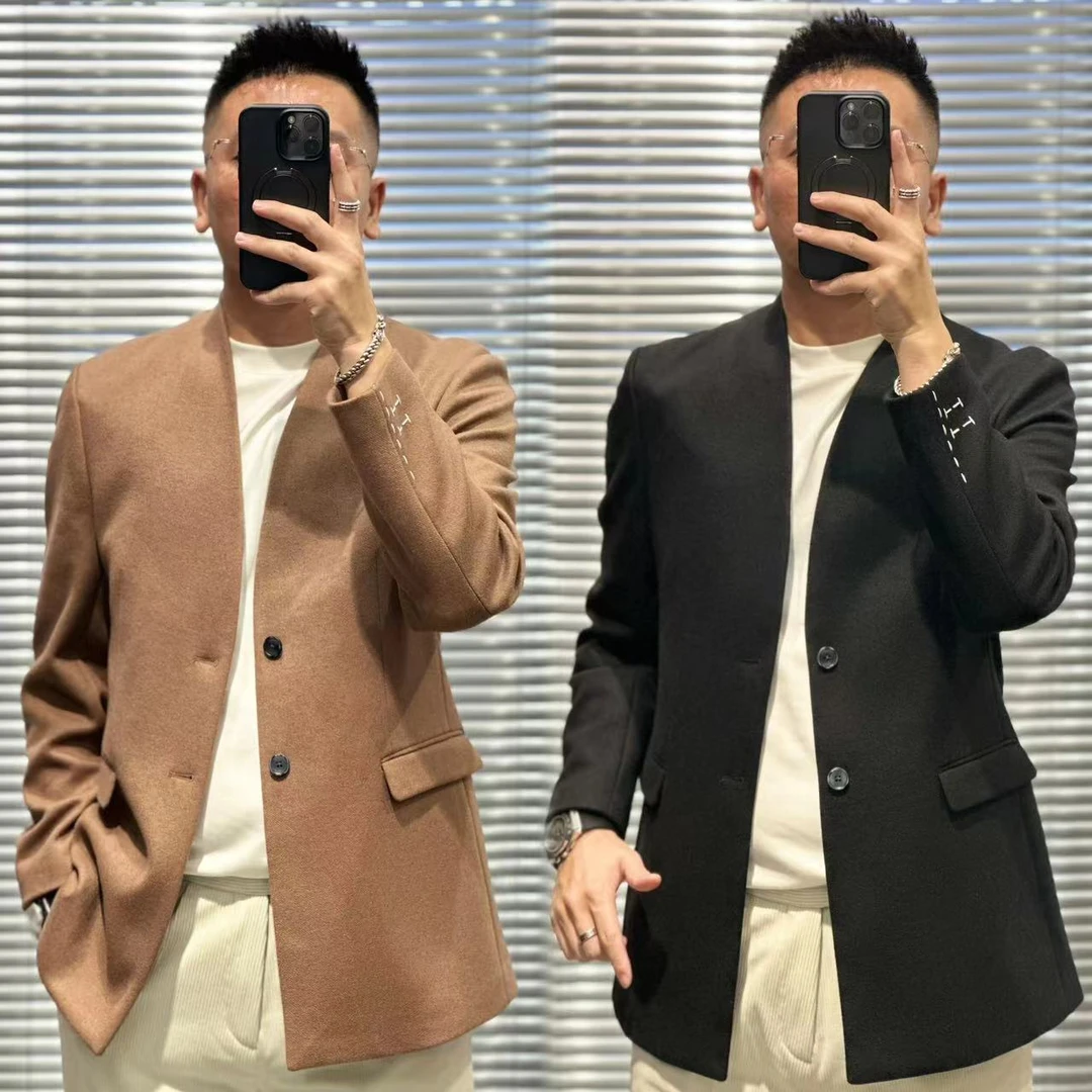 7008欧货秋款高品质轻奢时尚男士休闲西服【一手长】