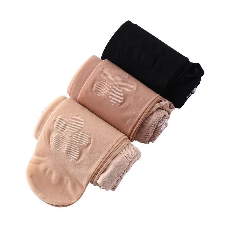 夏超薄肉色女大码隐形光腿神器加肥加大菠萝袜防勾防掉档丝袜胖mm