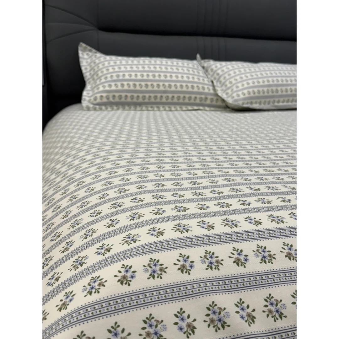 【如果家纺】220*240田园风老粗布床单 梦岚