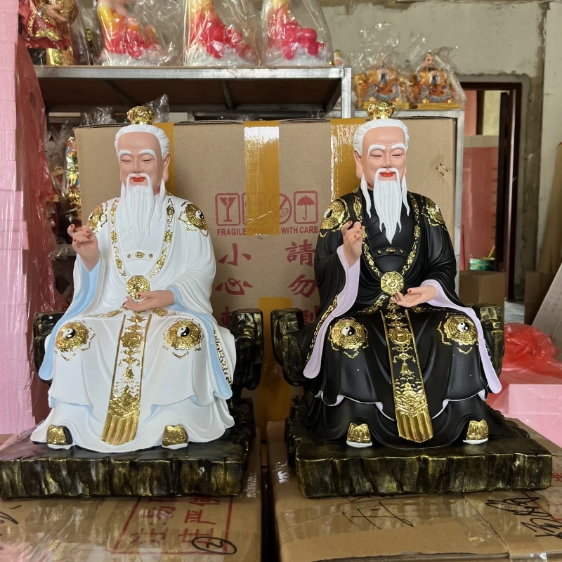新款树脂菩提老祖神像关公祖师爷佛像12寸16寸19寸居家摆件创意