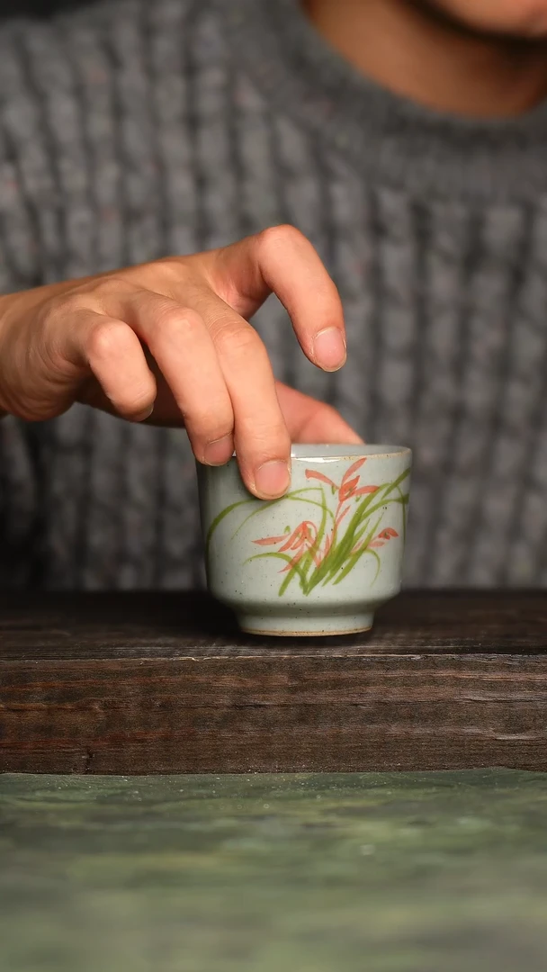 【闪购商品】杯青诗手工手绘瓷器