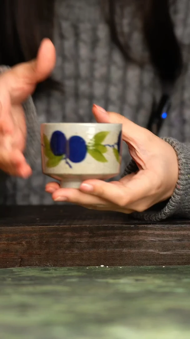 【闪购商品】杯青诗手工手绘瓷器