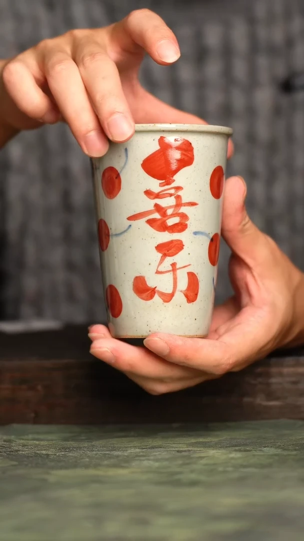 【闪购商品】杯青诗手工手绘瓷器