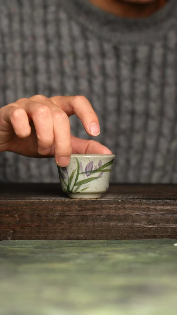 【闪购商品】杯青诗手工手绘瓷器