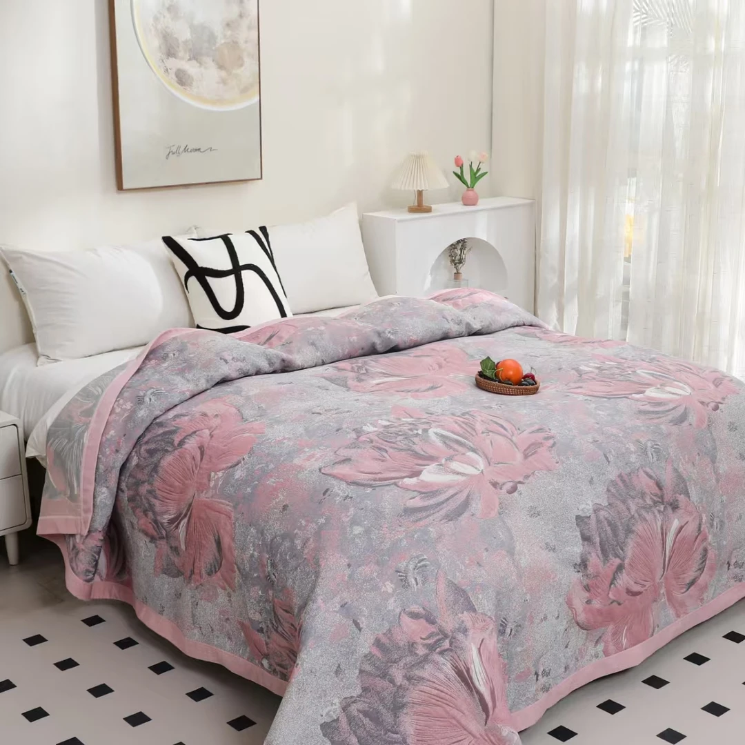 M【轻云蔽月】240*250cm轻奢高端定制鹅绒蛋白毯