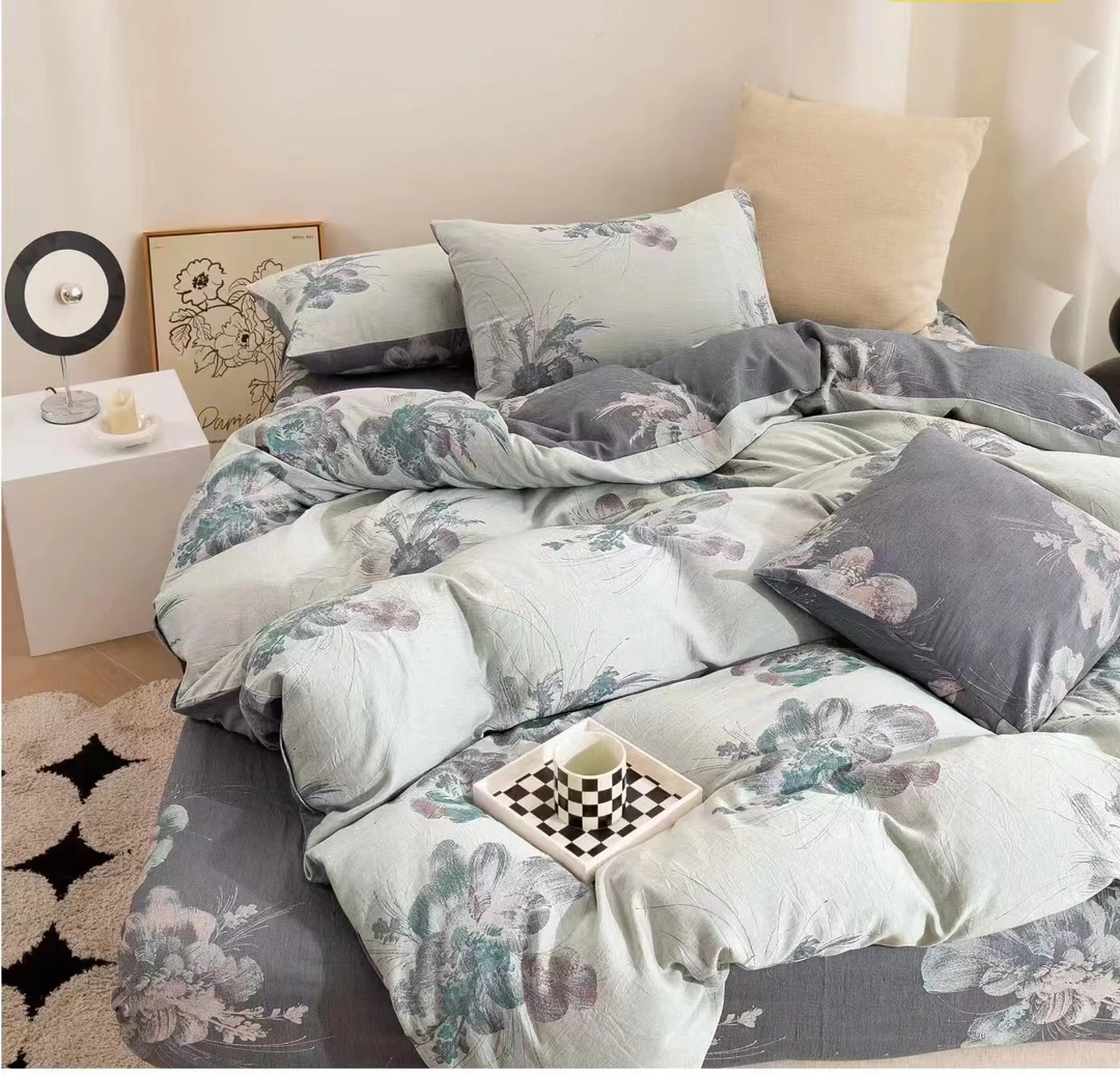 【繁花一梦】 200*230cm双层纱驼绒蛋白被