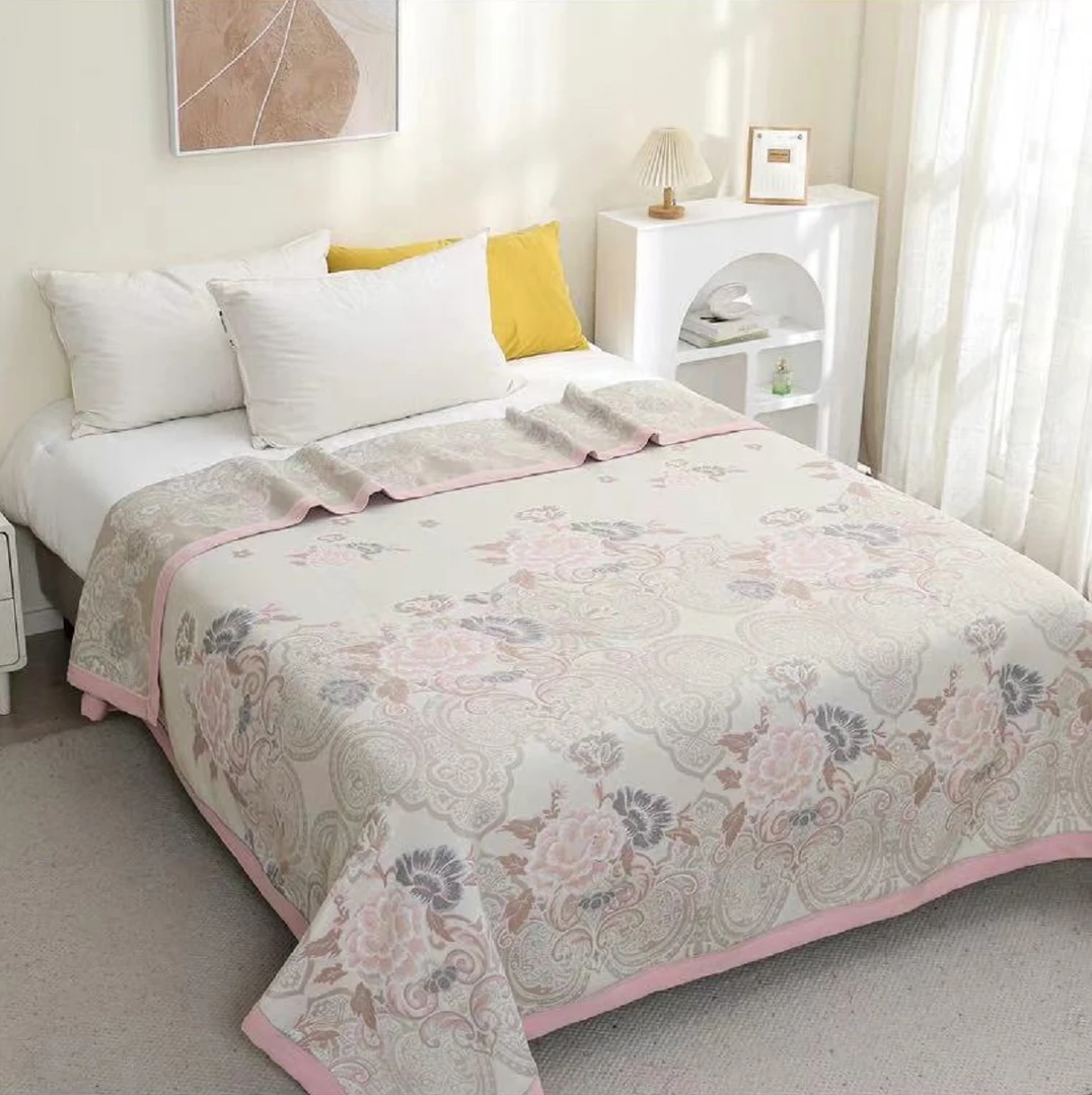 【绝代风华】230*250CM轻奢高端桑波段蚕丝暖棉毯