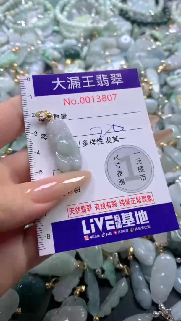 【闪购商品】翡翠吊坠(不含链)未镶嵌13807