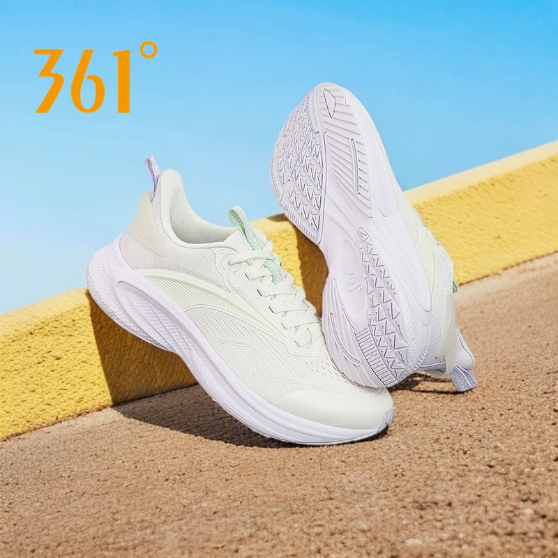 361°女款新款运动鞋【速行】春秋季跑鞋耐磨减震舒适透气时尚网面