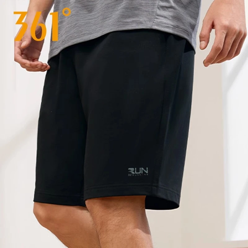 361°运动速干五分裤男子健身训练休闲裤薄款宽松潮流中裤舒适短裤