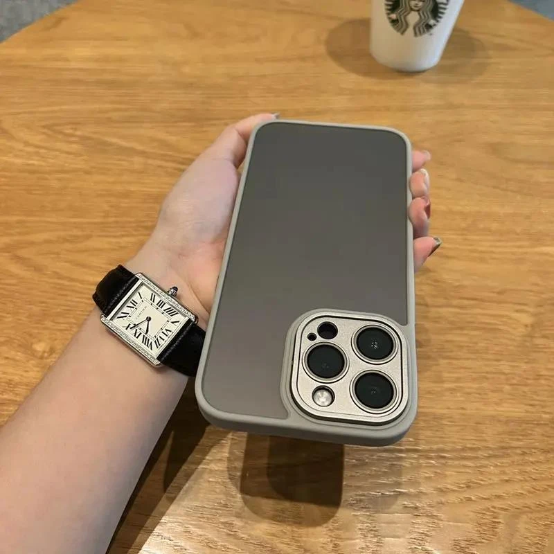 高端苹果14promax新款iPhone15Pro手机壳磨砂12简约11全包防摔13