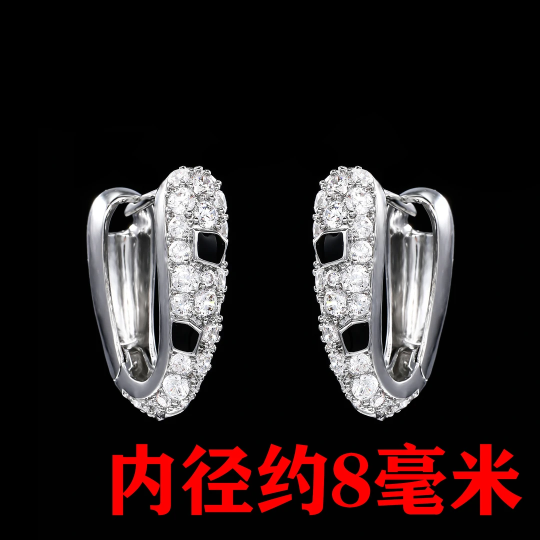 铜合金合成锆石耳饰 ——木木（SY2991）AFA-0173B 轻奢耳饰