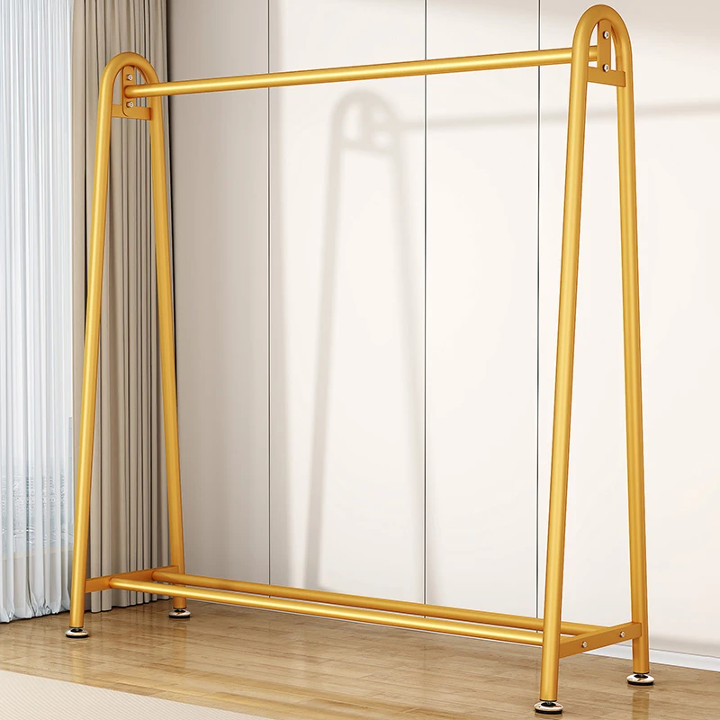 挂衣架落地卧室家用晾衣架简易衣帽架室内宿舍阳台杆式凉衣服架子