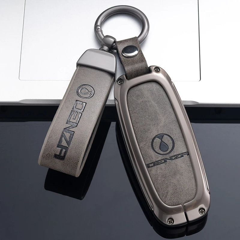 【61号】比亚迪腾势D9汽车钥匙套扣N7/N8男女款双面皮包保护壳