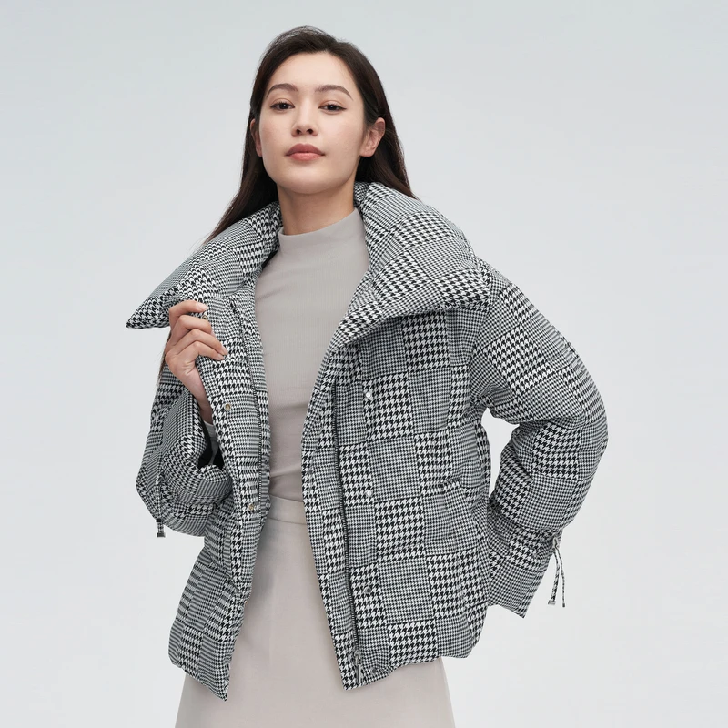 【好羽绒】波司登新款翻领短款女冬季小廓型短款羽绒服保暖