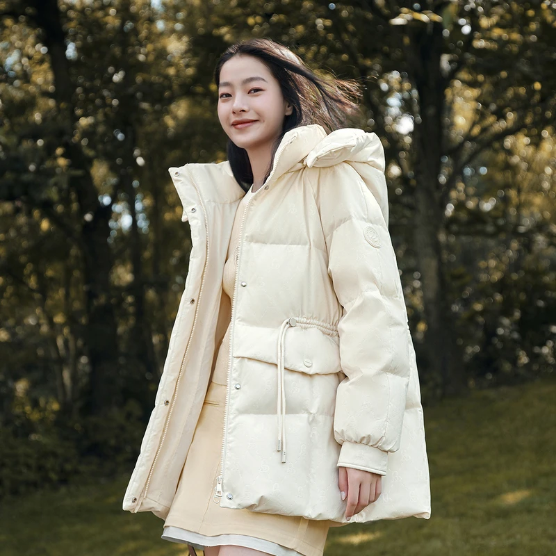 【达人专属】波司登2024冬季新款女一手长时尚休闲羽绒服B40145206