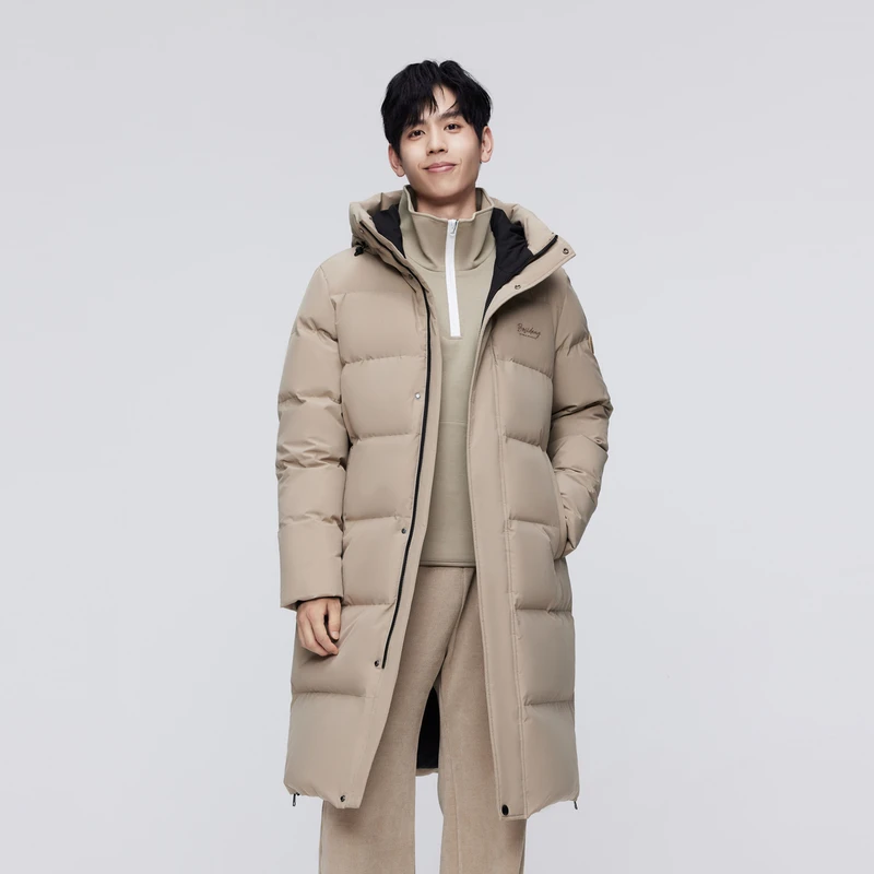 【好羽绒】【波司登】23冬季新款男长款户外时尚休闲保暖羽绒服外套B3