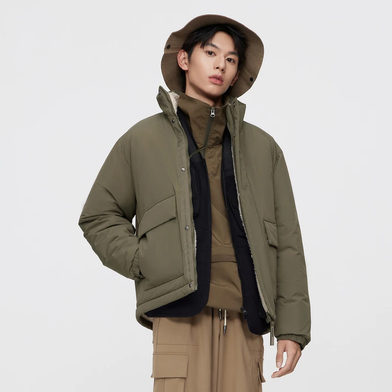 波司登秋冬季情侣款短款休闲露营系列工装羽绒服外套B20145217【J】