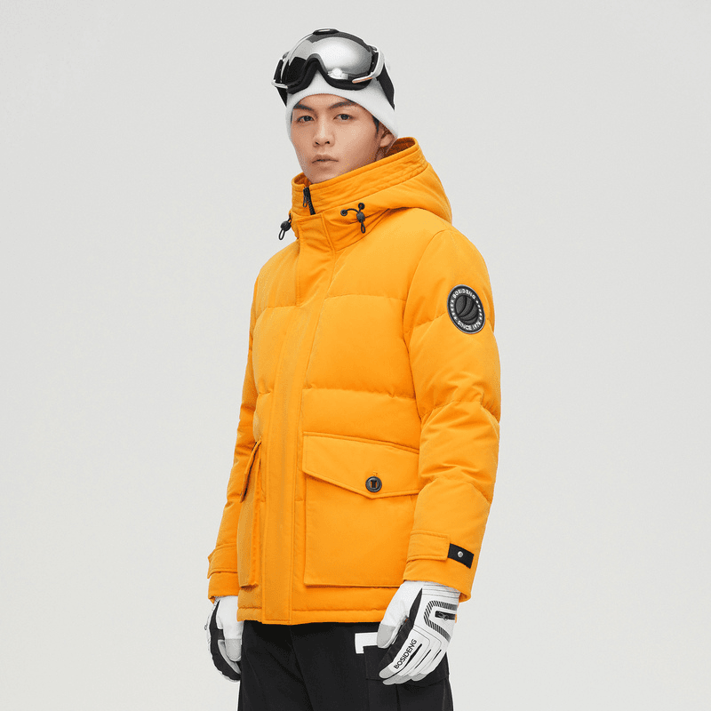 波司登新款极寒系列短款加厚保暖防护工装鹅绒羽绒服反季情侣款
