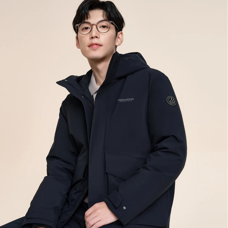 波司登商场同款2024冬季新款鸭绒男士经典休闲外套百搭羽绒服5111
