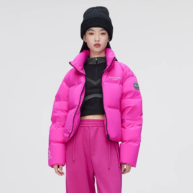 【好羽绒】波司登90鹅绒2023款女保暖巴黎线羽绒服B30143172