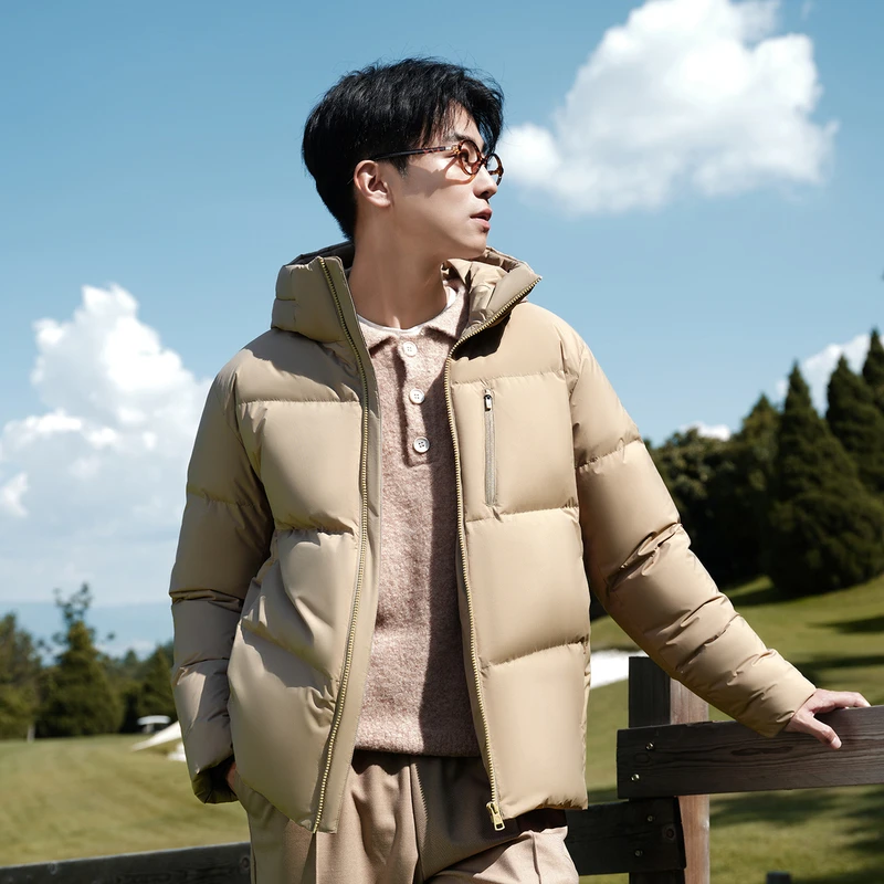 （波司登男装）2024冬季新款男短款时尚休闲羽绒服