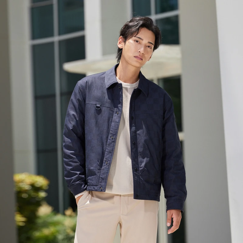 （波司登男装）2024秋冬季新款男时尚外套简约休闲百搭羽绒服