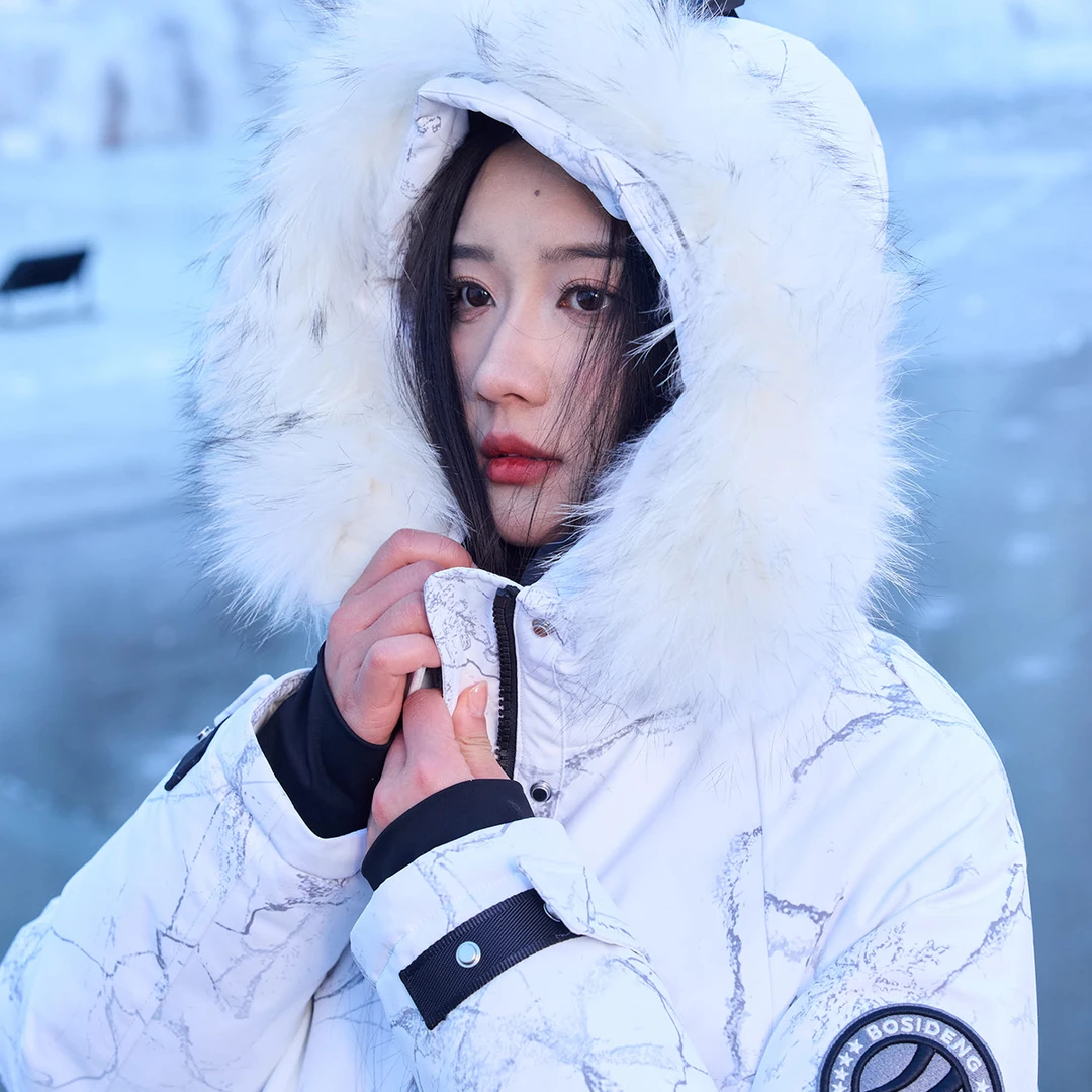 【好羽绒】【波司登】23冬季新款女一手长经典极寒户外连帽羽绒服B301