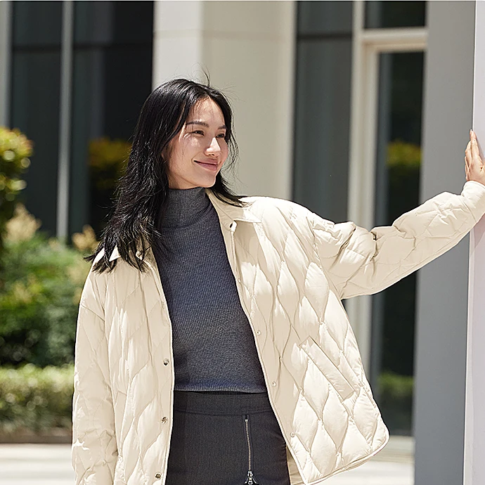 【波司登】秋冬季女士时尚轻暖羽绒服休闲百搭B40135308【Y】