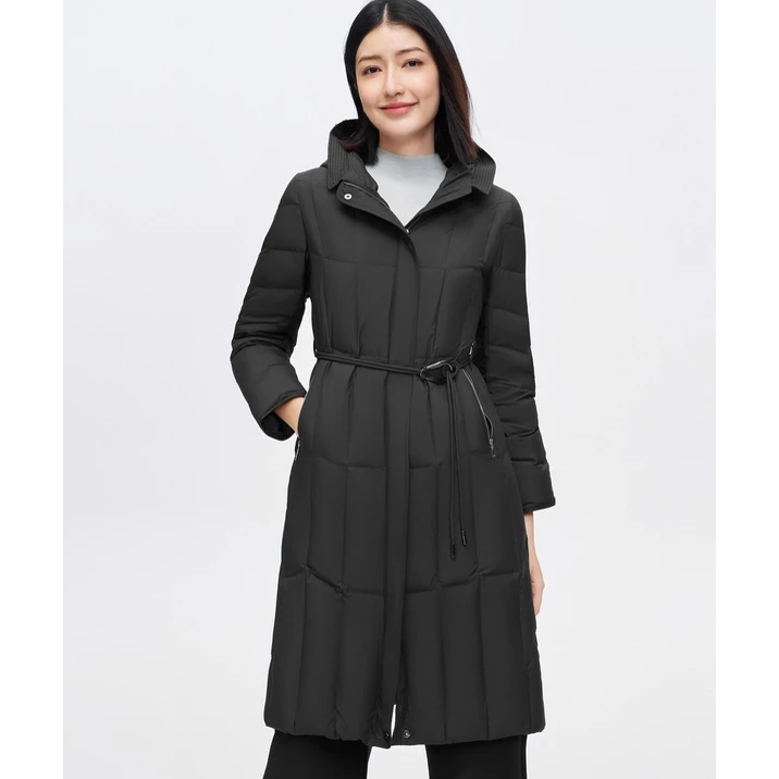 【好羽绒】波司登90鹅绒气质洋气收腰显瘦中长款女羽绒服B30134172