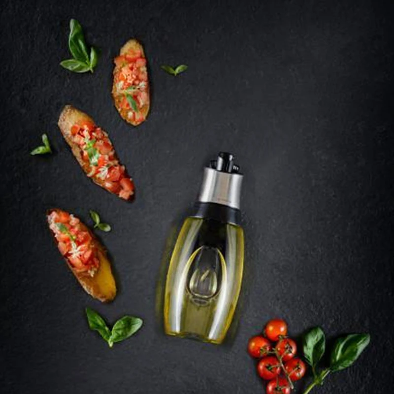 利快英国二合一油醋瓶油瓶家用创意个性调料调味瓶透明