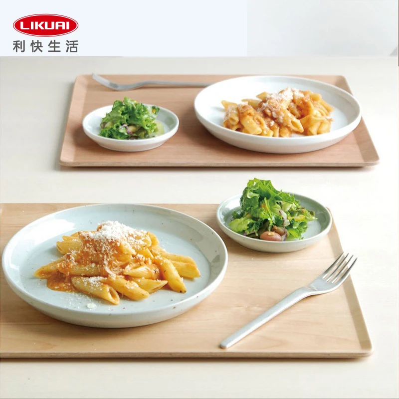 利快日本餐具垫 复古长方形创意木质餐具托盘餐垫